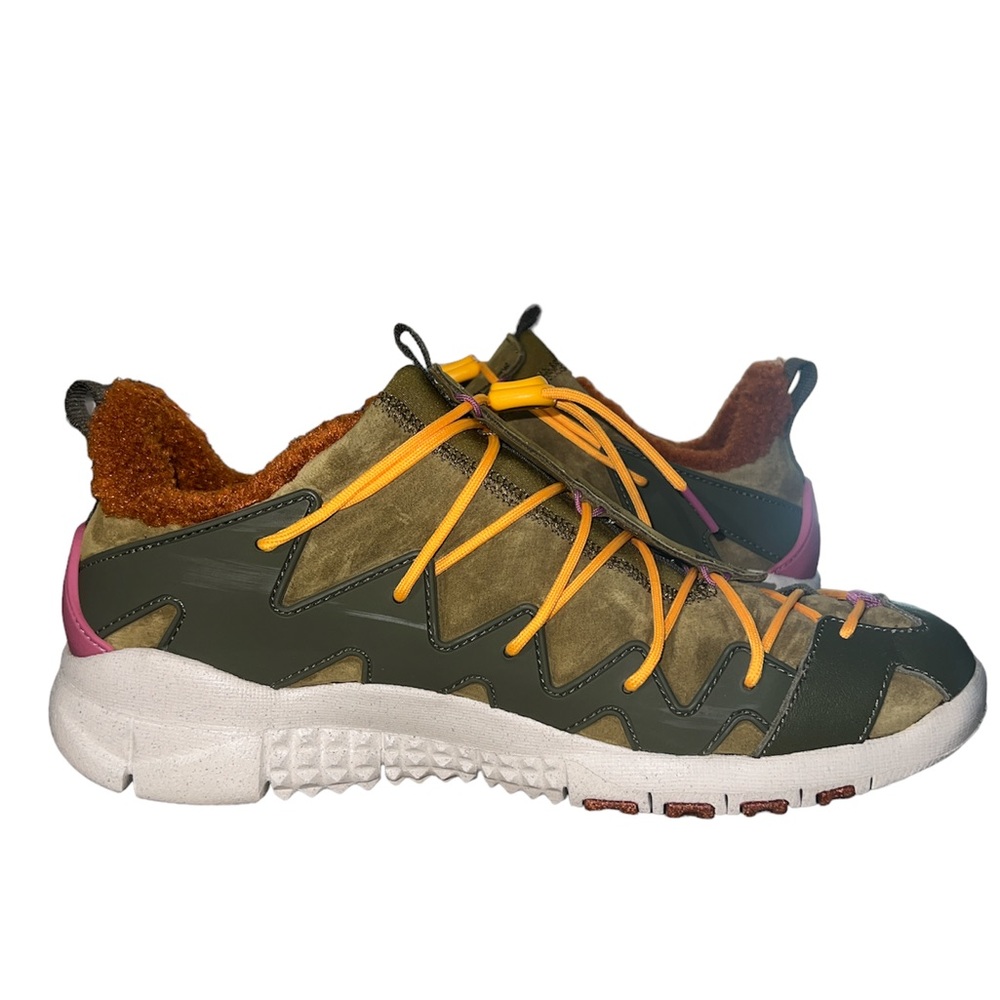 Nike Free Crater Trail Boot N7 "Olive Flak/Habanero Mens Size 13- Unisex